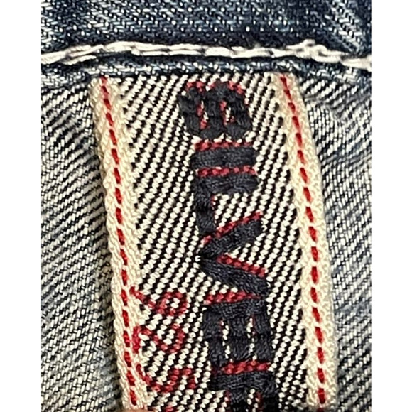 Silver Zac Men's Jeans Straight Distressed Frayed Hem Medium Wash Denim Blue 30 - Picture 7 of 10